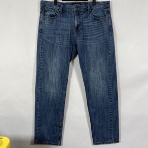 Lucky Brand 221 Straight Leg Jeans Mens Size 38x32 Blue Medium Wash Denim